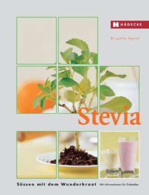 Das „Wunderkraut“ Stevia ist praktisch kalorienfrei, verursacht weder Karies noch erhöht es den Blutzuckerspiegel. Es hat eine bis zu 30mal stärkere Süßkraft als herkömmlicher Zucker, Stevia-Extrakte sind sogar 400mal süßer als raffinierter Zucker. Deswegen ist es für viele Ernährungstherapien ideal, beispielsweise bei Übergewicht, Diabetes Typ 1 und 2, bei Candida-Pilzbefall oder für die Ernährung von ADS-Kindern, die von Zucker „zappelig“ werden. Ob Getränke, Fruchtaufstriche, Aufläufe, Cremes, Mousses, Eiscremes, Kleingebäck oder Kuchen, mit Stevia lassen sich all diese Köstlichkeiten nicht nur gesund sondern auch lecker süßen. Das „Honigblatt“ aus Südamerika lässt sich auch hierzulande als hauseigene „Zuckerdose“ im Garten oder auf dem Balkon problemlos anpflanzen. Neben 50 mehrfach geprüften Rezepten bietet das Buch Wissenswertes zu Anbau, Pflege und Ernte des „Wunderkrauts“ sowie zu Herstellung des Stevia-Extraktes und Informationen für Diabetiker zu jedem Rezept. Aus dem Inhalt: Botanik - Anbau und Pflege - Gesundheit - Verbreitung - Zulassung - Erhältlichkeit - Anwendung - Dosierung - Selbst hergestellt - Produkte-ABC - Bezugsquellen für Steviapflanzen Rezepte: Getränke und Vorratshaltung - Desserts - Kleingebäck - Kuchen.