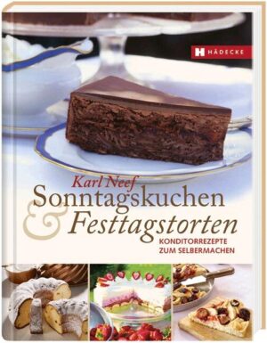 Nur aus den besten Zutaten kann echter Genuss entstehen - so lautete das Credo des Konditormeisters Karl Neef und so sind auch seine Rezepte: vom klassischen Hefezopf zur Schwarzwälder Kirschtorte, von der raffinierten Silvestertorte mit Champagner-Creme zum Florentiner Kirschkuchen. Rund ums Jahr bieten die Kuchen und Torten des Buches ein abwechslungsreiches Sortiment für Kaffeeklatsch und Familienfeste. Die Tipps des Profis sichern ein gutes Gelingen, die Schritt-für-Schritt-Fotos zeigen genau, wie’s geht - vom Grundrezept bis zum fertigen Ergebnis.