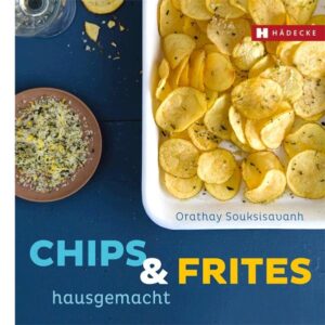 Knuspriger Knabberspaß! Neben klassischen Kartoffelchips bietet das Buch Chips mit Kräutern oder aus verschiedenfarbigem Gemüse und sogar aus Exoten wie Lotuswurzeln oder lila Kartoffeln. Für Naschkatzen gibt es auch Süßes wie z. B. Apfel- oder Krokantchips. Pommes Frites in allen Variationen - von Streichholzpommes bis hin zu frittierten Süßkartoffeln im Sesammantel - dürfen selbstverständlich auch nicht fehlen. Viele Rezepte eignen sich für die Zubereitung im Backofen. Hinweise zur richtigen Schneidetechnik, zum Frittierfett und zur Vielfalt der Zutaten und für die passenden Dips ergänzen das Buch.