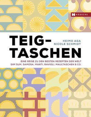 Wer hat’s erfunden? Eine Reise durch die wunderbare Welt der Teigtaschen. Dim Sum, Momos und Samosas, Kasnudeln, Maultaschen und Schlutzkrapfen, Tortellini, Pelmeni, Manti oder Pierogi - viele Namen für dieselbe geniale Methode, nämlich Fleisch, Fisch, Käse, Gemüse oder auch Süßes in Teig zu hüllen und dann zu kochen, zu frittieren, zu dämpfen oder zu braten. Vom Schwabenländle bis nach Hongkong, von Castelfranco Emilia bis Seoul, von Samarkand bis Südtirol, von Krakau über Kärnten bis Katmandu hat das Prinzip der gefüllten Teigtasche eine lange Tradition. Heimo Aga und Nicole Schmidt haben sich für ihr Buch auf die Suche nach dem Ursprung der Teigtasche gemacht. Auf ihrer Reise durch Zentral-, Süd- oder Ostasien, die Alpen, Italien, Deutschland und Osteuropa haben sie die gemeinsamen Wurzeln ebenso wie nationale und regionale Besonderheiten gefunden. Sie haben Produzenten, Köche und Spezialisten interviewt und nach dem Rezept für „ihre“ Teigtasche gefragt. In ihrem reich bebilderten Buch und den spannenden Texten beantworten sie viele Fragen und machen Lust darauf, sich selbst auf Entdeckungsreise zu begeben, entweder zu Hause in der eigenen Küche oder durch eine Reise in eines der Teigtaschenländer oder durch den Besuch eines Festes zu Ehren der Teigtasche oder durch die Teilnahme an einem „Krendl“-Kurs - Möglichkeiten gibt es so viele wie Teigtaschen. Letzten Endes aber wird schnell klar, dass die Frage nach dem Erfinder für den Genuss keine allzu große Rolle spielt, denn jede der Teigtaschen hat ihren ganz besonderen, eigenen Reiz.