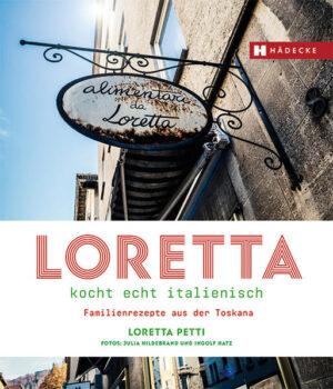 Das Alimentari da Loretta in Stuttgart ist seit 1996 der Inbegriff für italienische Lebensart und Genießen wie in Italien. Der liebevoll gehegte Ort, an dem Kulinarik und Kunst sich mit Musik und Literatur zu einem selbstverständlichen Ganzen verbinden, ist ein Treffpunkt für alle genussaffinen Italienfans in der schwäbischen Metropole. Lorettas Veranstaltungsreihen „Lauschen & Löffeln“ oder „Jazzen und Schmazzen“ sind legendär. Die aus Montepulciano in der Toskana stammende Gastgeberin zeigt uns hier etwa 100 Rezepte ihrer einfachen, unprätentiösen und uritalienischen Cucina della Mamma, für die sie von ihrer Kundschaft so geliebt wird. Schon mit wenigen Zutaten zaubert sie traditionelle und zugleich moderne Gerichte, die am besten mit „ehrlicher Küche“ beschrieben werden. In ihrer verwinkelten, toskanischen Trattoria fühlen sich die Gäste sofort, als gehörten sie zur Familie, wenn sie an langen Tischen sitzend die Platten und Schalen mit herrlichen Gerichten weiterreichen. Loretta Pettis Credo: „Ich verwende immer Produkte, von denen ich die Wurzeln kenne und koche Gerichte, zu denen ich eine Geschichte erzählen kann - woher es kommt, wann es gegessen und wie es traditionell zubereitet wird.“ Und dieses Wissen fließt nun in ihr erstes Buch ein, das eine Verneigung vor den Zutaten und Kochtraditionen ihrer italienischen Heimat ist.