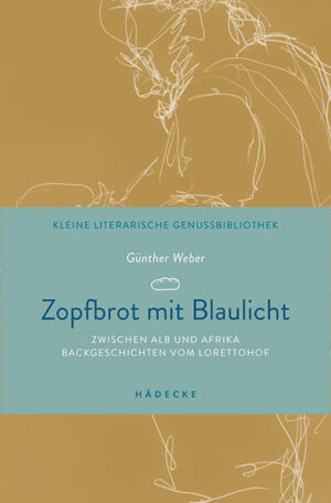 Günther Weber ist nicht nur ein begnadeter Bäcker, sondern auch ein großartiger Geschichtenerzähler, wie seine gut besuchten Lesungen im jährlichen Kultur-Programm des Lorettohofs zeigen. Mit viel Witz, aber immer wieder auch mit Texten, die zum Innehalten und Nachdenken einladen, schreibt er über Erlebnisse in der Backstube oder auf Reisen. Wobei er sich nicht nur zu Themen äußert, die mit Teig, Brot oder Ziegenkäse - den Produkten seines Hofes in der Nähe von Zwiefalten - zu tun haben. Seine klare Haltung, wenn es um gutes Brot geht, findet sich auch in anderen Lebensbereichen wieder. Seine Texte werden kongenial umrahmt von Illustrationen und Skizzen aus der Backstube, die sein jüngerer Bruder mit lebendigem Strich eingefangen hat.