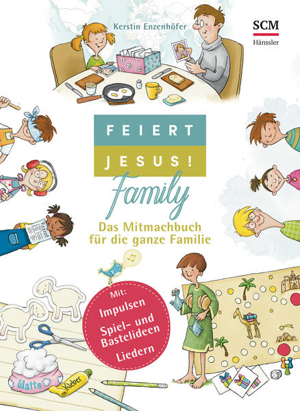 Das Impulsbuch für die ganze Familie: Anhand von 52 Liedern aus der beliebten Feiert Jesus! Kids-Reihe wurde für jede Woche des Jahres eine Familienandacht erstellt, mit passenden Bibeltexten, Fragen für den gemeinsamen Austausch, sowie Praxistipps zur Anwendung im Alltag. Das Buch ist aufwändig vierfarbig illustriert und enthält neben den Texten auch die Noten der einzelnen Lieder, so dass die Lieder auch gemeinsam gesungen werden können.