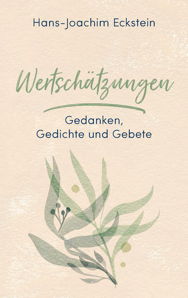 Mit grandioser Sprache, gewinnendem Humor und einem lebensbejahenden und ermutigenden Glaubensverständnis begeistern die Aphorismen-Bände von Hans-Joachim Eckstein tausende Menschen. Die Gedanken voller Zuversicht, beschwingenden Gedichte und befreienden Gebete dieses Sammelbandes laden dazu ein, sich selbst und das eigene Leben ganz neu zu entdecken. Lassen Sie sich in ermutigender und humorvoller Weise zu einem befreienden und lebensbejahenden Glauben einladen!