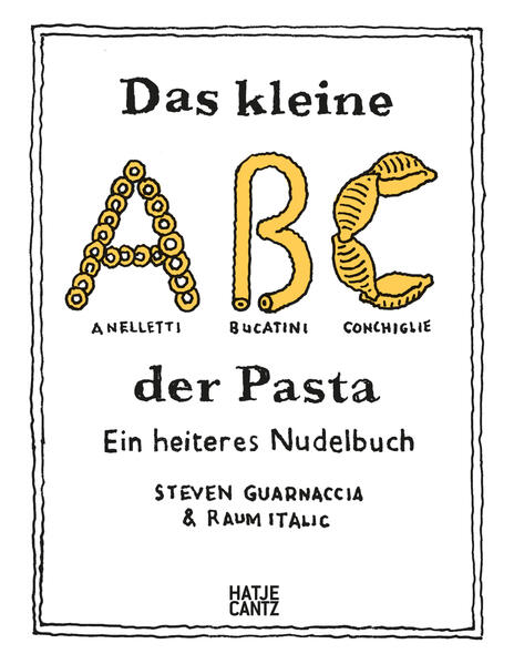 Dieses heitere Buch ist ein echter Augenschmaus: Steven Guarnaccia erklärt uns mit seinen charmanten Illustrationen endlich die italienischen Namen der Nudeln - von Engelshaar u?ber Fingerhut bis Hahnenkamm - und erzählt ihre Geschichten. Besser noch: Zu jedem Typus Nudel, ob frische Pasta mit Ei oder Hartweizengrieß, lang oder gefu?llt, gibt es die passenden Rezepte. Das kleine ABC der Pasta ist eine kulinarische Liebeserklärung an die Nudel: Von Sizilien, u?ber Apulien und die Toskana bis in die Lombardei. Ob in brodo oder in salsa, mit sugo, ragù oder pesto, in diesem Buch findet sich Pasta fu?r alle Lebenslagen. Kurzum: Ein Buch, das den kleinen und doch großen Themen des Lebens gewidmet ist und dabei im Handstreich gute Laune macht - u?ber Nudeltopf und Ku?chentisch hinaus. Der international bekannte Illustrator und Designer STEVEN GUARNACCIA (*1953) lebt in New York. Er hatte eine Professur für Illustration an der Parsons School of Design und war Art Director der Op-Ed Page der New York Times. Zu seinen zahlreichen Veröffentlichungen und Ausstellungen weltweit zählen auch seine Kinderbücher zum Thema Design The Three Little Pigs: An Architectural Tale und Cinderella: A Fashionable Tale