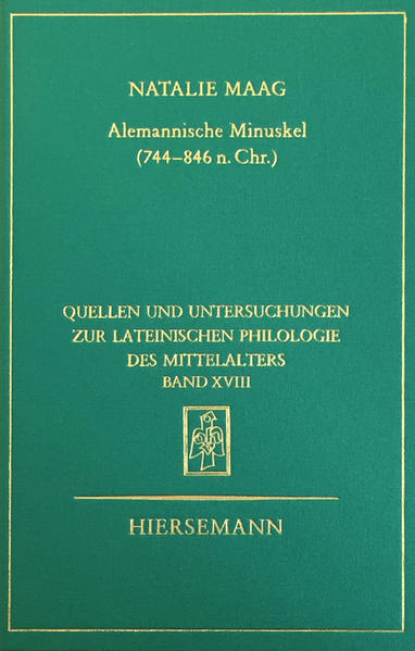 Alemannische Minuskel (744-846 n. Chr.) | Bundesamt für magische Wesen