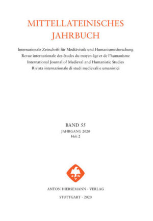 Mittellateinisches Jahrbuch. Internationale Zeitschrift für Mediävistik und Humanismusforschung | Bundesamt für magische Wesen