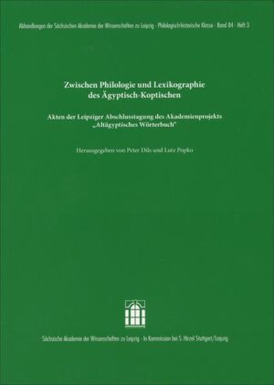 Zwischen Philologie und Lexikographie des Ägyptisch-Koptischen | Bundesamt für magische Wesen