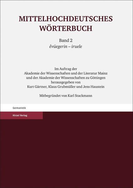 Mittelhochdeutsches Wörterbuch. Zweiter Band | Bundesamt für magische Wesen