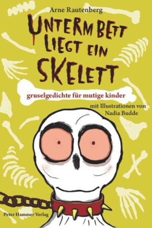 Geisterschnecken, weich und bleich in Zimmerecken was gibt es Schöneres, als sich zu gruseln! Arne Rautenberg lässt Untote auferstehen und durch seine Gedichte rasseln, schleimen und röppeln. Skelette, Zyklopen, Zombies und Fröpps. Er reimt mit wunderbar ekligen Zutaten und einem Heidenspaß am Spiel mit Silben, Wörtern und ihrem Klang. Und weil das Gruseln und das Kichern ja irgendwie zusammengehören, kommen Nadia Buddes Illustrationen gerade recht. Die Berlinerin liefert die haarigen und glubschäugigen Wesen, die alles geben um zu erschrecken und dabei doch ziemlich lustig sind! Kindergedichte, die Spaß machen, die Lust an Sprache wecken, am Hantieren mit Klängen und verrückten Gedankenspielen. Und die perfekt sind für alle, die mit Vergnügen die Halloween- Weingummi- Mischung aus Augäpfeln, Gummigebissen und blauen Würmern zerkauen.