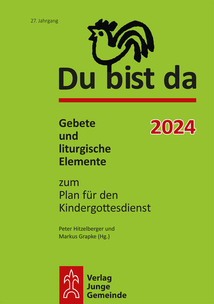 Gebete und liturgische Elemente zu jedem Sonntag des Jahres. Das Buch folgt dem in der Evangelischen Kirche gebräuchlichen „Plan für den Kindergottesdienst“. Zu jeder Themenreihe werden verschiedene Elemente für die Liturgie vorgestellt: Psalmgebet, Lieder, Segensgebet, kleine Rituale. Für jeden Sonntag gibt es ein passendes Eingangs- und Schlussgebet. Auf den letzten Seiten findet sich ein ausführliches Stichwort- und Bibelstellenregister. So kann das Gebetsheft auch unabhängig vom Plan genutzt werden, z.B. in der Schule.