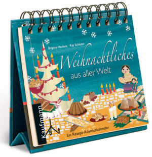 Wie feiert man Weihnachten in Russland, Kolumbien oder auf den Philippinen? Wo isst man Lussekatter, Bibingka oder Allulas? Schmackhafte Rezepte von allen Kontinenten und kurzweilige Informationen zu den Weihnachtstraditonen, umrahmt von liebevollen Illustrationen in leuchtenden Farben, machen diesen Adventskalender zu etwas ganz Besonderem. Probieren Sie sich durch die kulinarischen Genüsse der verschiedenen Länder oder stellen Sie sich aus der Vielzahl der Rezepte Ihr internationales Weihnachtsmenü zusammen! - Weihnachtliche Rezepte und Traditionen aus aller Welt - Leuchtende Illustrationen mit Liebe zum Detail - Rezepte zum Entnehmen