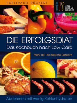 Low Carb - bedeutet sinngemäss übersetzt wenig Kohlenhydrate. Die Regeln sind denkbar einfach. Täglich dürfen Sie eine begrenzte Menge Kohlenhydrate essen. Zuckerhaltige Süssspeisen, Teigwaren aus Weissmehl, bestimmte Hülsenfrüchte, einige Obstsorten und diverse Backwaren, müssen reduziert werden. Dafür dürfen Sie sich täglich nach Lust und Laune richtig satt essen. Mit Fisch, Geflügel, Fleisch, Käse, Eier, Salat, Gemüse, Obst und verschiedenen Milchprodukten. Gesund essen, mit Freude geniessen, erfolgreich abnehmen. Neueste wissenschaftliche Studien haben ergeben, dass sich durch diese Ernährungsweise das Gewicht dauerhaft reduzieren lässt. Der Cholesterinspiegel pegelt sich auf idealwerte ein und der Blutzucker reguliert sich nahezu auf normale Werte. Stiftung Warentest hat dazu geschrieben, dass die Diät vor allem den Speckröllchen zu Leibe rückt und nicht den Muskeln. Das Low Carb-Geniesserkochbuch. Essen mit Freude und Genuss, nahe den gängigen Essgewohnheiten. Die Gerichte lassen sich beliebig zusammenstellen. Sie können bestimmen, was, wann und wieviel Sie essen wollen. Alle Speisen haben übersichtliche Nährwertangaben, viele Gerichte eine Empfehlung für die Beilagen. Die Rezepte sind alltagstauglich und raffiniert einfach nachzukochen. Ohne kostspielige Zutaten, für jeden Geldbeutel erschwinglich.