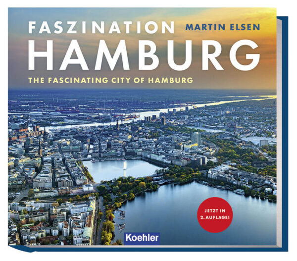 Nach seinen erfolgreichen Bildbänden Faszination Ostseeküste und Faszination Nordseeküste zeigt Luftbildfotograf Martin Elsen nun eine der schönsten Städte Deutschlands aus der Vogelperspektive: Hamburg. Sein faszinierendes Stadtportrait enthält natürlich – neben Panoramafotos – alle Wahrzeichen und Sehenswürdigkeiten, aber auch Bilder zu weiteren wichtigen Aspekten wie Kultur, Sport, Wirtschaft und Natur – und das alles wie immer gestochen scharf und detailreich. Auf den Luftbildern ist Bekanntes wie Rathaus, Speicherstadt oder Michel ebenso zu sehen, wie die neue Elbphilharmonie. Ob Stadtflair und eindrucksvolle Architektur wie im Kontorhausviertel oder Hafencity, ob Grünanlagen und Gewässer wie Stadtpark und Alster, Magnete wie Hauptbahnhof und Flughafen oder die Elbe und der Hafen mit Containerkais und Kreuzfahrtterminal, Landungsbrücken, Museumsschiffen und Hafengeburtstag von oben – Faszination Hamburg bietet eine neue, überraschende Perspektive auf die Elbmetropole. Ob im Morgendunst, im Sonnenuntergang oder in der Nacht: Martin Elsen zeigt atemberaubende und einzigartige Aufnahmen zusammengefasst in einem Bildband, der Lust auf die beliebteste Metropole in Deutschland macht!