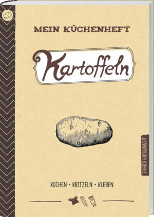 Die Kartoffel ist und bleibt eine tolle Knolle. Mal ehrlich: Nichts ist so lecker wie Omas Kartoffelsuppe. Oder Mamas Bratkartoffeln oder die leckeren Rosmarinkartoffeln, die man abends noch schnell in den Ofen schiebt. Damit diese und mehr Rezepte perfekt gelingen, zeigt dieses Küchenheft Tipps& Tricks für die leckere Kartoffel-Küche und 20 vielfältige Rezepte, die garantiert bestens funktionieren. Die innovative Kochbuch-Reihe „Mein Küchenheft“ macht einfach Spaß – mit zahlreichen Mitmach-Ideen im angesagten Retro-Style: Frage-Antwort-Spiel, Bewertungsskalen, Platz für eigene Rezepte, heraustrennbarer Klebebogen mit Rezeptbildern, u.v.m.