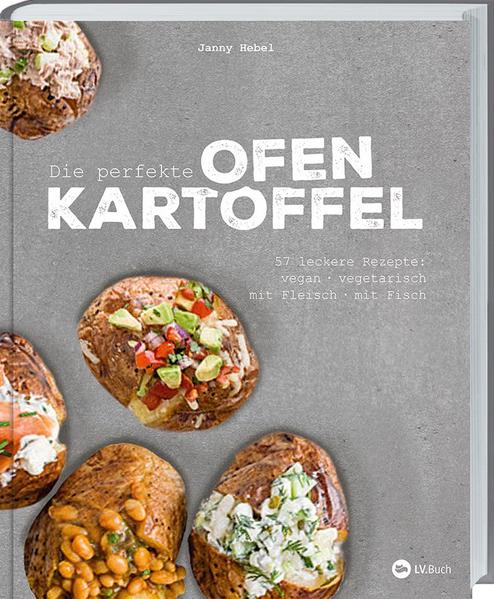 Mehr als Kräuterquark-Dip: So vielfältig sind Ofenkartoffeln! In Folie gewickelt, im Ofen gebacken, ein Klecks Kräuterdip drauf – fertig ist die Backkartoffel! Sie ist der Beilagenklassiker schlechthin: leicht zuzubereiten, gesund und lecker. Doch sie hat noch viel mehr zu bieten! Janny Hebel kennt 57 Wege, die perfekte Ofenkartoffel zu kreieren. In ihrem Kochbuch dreht sich alles um die tolle Knolle. Zwölf Grundrezepte stellen raffinierte Zubereitungsarten vor: Haben Sie schon einmal eine Ofenkartoffel im Kräuter-Salz-Bett gegart? Oder in Scheiben geschnitten und am Spieß gebacken wie die Russische Backkartoffel? Basierend auf diesen Grundrezepten entwickelt die Autorin eine Vielfalt an Varianten: Über vegane und vegetarische Rezepte bis hin zu Ofenkartoffeln mit Fisch und Fleisch finden Sie in diesem Kochbuch Rezeptideen für jeden Geschmack! Von Baked Potato bis Hasselback-Kartoffel: 12 kreative Grundrezepte für Ofenkartoffeln Rezeptideen für einen kulinarischen Trip um die Welt: von der serbischen Krompir Backkartoffel bis zur türkischen Kumpir, von der Westfälischen Ofenkartoffel mit Bohnen bis zur orientalischen Süßkartoffel mit Falafel Snack für zwischendurch oder leichtes Hauptgericht: Die Ofenkartoffel überzeugt als Familienessen oder schnelle Studentenküche! Kleine Kartoffel-Kunde: mehlig oder festkochend, lila, rot oder blau – Was sind die Unterschiede der einzelnen Kartoffelsorten? So gelingt die perfekte Ofenkartoffel: Wann sollte man die Kartoffel schälen oder vorkochen? Vegetarisch, herzhaft oder süß: Originelle Rezepte für Kartoffel-Fans Kartoffelliebe geht durch den Magen! Ob solo oder zu Fleisch oder Fisch – Janny Hebels Ofenkartoffel-Variationen haben das Potential zu neuen Lieblingsrezepten. Auch Naschkatzen kommen auf ihre Kosten bei der süßen Backkartoffel mit Mandelblättchen, Ahornsirup und Blaubeeren. Raffiniert und dabei einfach und unkompliziert: Lassen Sie sich von diesen Ofenkartoffel-Rezepten überraschen!