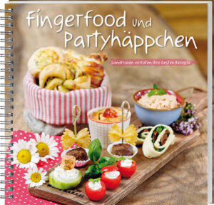 Mehr als Schnittchen! Leckere Fingerfood-Rezepte von Apfel-Gurken-Tatar bis Zwiebelkuchen In diesem Kochbuch kommen kleine Häppchen ganz groß raus. Von gefüllten Paprikaschiffchen über herzhafte Muffins bis hin zu köstlichen Wrapröllchen: Unsere Landfrauen und -männer verraten ihre beliebtesten Rezepte für Fingerfood und Partysnacks. Mit Fisch, Fleisch oder vegetarisch, hier ist für jeden Geschmack etwas dabei. Und natürlich dürfen auch leckere Dips und selbstgemachtes Brot bei keinem Fingerfood-Buffet fehlen. Alle Kreationen lassen sich wunderbar vorbereiten und sowohl warm als auch kalt genießen. So heißt es auf der Party nur noch: auftischen und schmecken lassen! Gefüllt, gerollt, am Spieß oder im Glas: abwechslungsreiche Fingerfood-Ideen aus der Landfrauenküche Bewährte Rezepte für Brunch, Picknick oder Gartenparty mit überschaubaren Zutatenlisten und authentischen Fotos Mit praktischen Tipps für das Party-Buffet: die richtige Menge, perfekte Ergänzungen und Ideen zum Anrichten Von der Hand in den Mund: Vielseitige Häppchen-Rezepte einfach und schnell gemacht Für Fingerfood gibt es viele Anlässe. Ob zur Geburtstagsparty, beim Umtrunk im Büro oder zum Spieleabend mit Freunden - die raffinierten Landfrauenrezepte kommen immer gut an. Und sollte tatsächlich mal etwas übrigbleiben, lassen sich die schnellen Häppchen auch super als Mittagsimbiss oder beim Picknick im Park genießen. Alle Rezepte sind leicht nachzukochen und vielfach erprobt. Die Landfrauen geben außerdem wertvolle Tipps, wie sich Zutaten austauschen lassen und was außerdem noch gut zu den Häppchen passt. So stellen Sie im Handumdrehen Ihr eigenes Buffet zusammen. Die besten Partyrezepte mit Geling-Garantie - für alle, die mehr wollen als Schnittchen und Käsespieße! »Der Leser darf sich auf abwechslungsreiche und mehrfach erprobte Rezepte, wertvolle Tipps und rezeptgetreue Fotos freuen.« Bayerische Rundschau »Ein kulinarisches Verwöhnprogramm.« Outdoor Living »Die bodenständigen Rezepte lassen sich wunderbar vorbereiten und werden Schritt für Schritt erklärt.« Salzburger Bauer