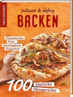 In diesem Buch finden sich aus sieben Jahren Einfach Hausgemacht die unwiderstehlichsten Backideen im pikanten Klein- und Großformat: Absolut im Trend sind unsere selbstgemachten Brote und Brötchen mit Hefe- und Sauerteig von der Bayerischen kruste bis zum gefüllten Partybrot. Ob Pizzen, Focaccias oder Flammkuchen, das Heft präsentiert sie in vielfältigen Varianten - etwa belegt mit Saisongemüse und -früchten, Pilzen, Schinken und diversen Käsesorten. Unsere klassischen und kreativen Varianten von Gemüsekuchen, Quiches und Tartes haben ebenfalls eine große Fangemeinde. Und auch unsere unkomplizierten Fingerfood- und Snackideen für Bruschette, Brotstangen, Minifladenbrote & Co. sind zu vielen Anlässen heiß begehrt. Alle Rezepte in diesem Sonderheft kommen mit Zutaten aus gut sortierten Supermärkten aus, sind mehrfach getestet und gelingsicher beschrieben.