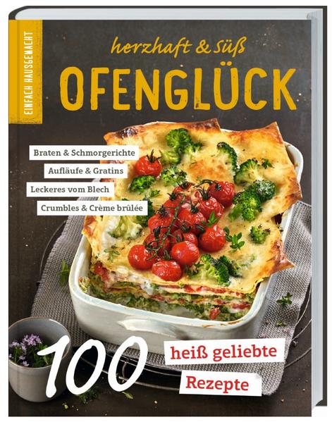 Alle lieben herzhafte und süße Gerichte frisch aus dem Ofen! Kein Wunder, denn sie sind unkompliziert, ausgesprochen variable und lassen sich gut vorbereiten. Darum sind sie sowohl in der Familienküche für jeden Tag als auch zu besonderen Gelegenheiten immer eine gute Wahl. Dieses Buch vereint die rund 100 besten Rezepte der Einfach Hausgemacht für saisonale Aufläufe und Gratins mit Gemüse, Fisch und Fleisch, deftige Braten und Schmorgerichte, gefülltes oder überbackenes Gemüse aus dem Rohr und vieles mehr. Auch Crème brûlée, Mehlspeisen oder fruchtige Ofendesserts wie Tartes und Crumbles sind zu jeder Jahreszeit einfach unwiderstehlich. Alle Rezepte in diesem Buch kommen wie immer mit Zutaten aus gut sortierten Supermärkten aus, sind mehrfach getestet und gelingsicher beschrieben.