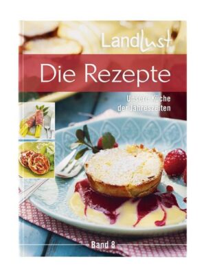 Die Rezepte - Unsere Küche der Jahreszeiten Band 8 Bereits seit 15 Jahren erscheint die beliebte Kochbuchreihe „Die Rezepte - Unsere Küche der Jahreszeiten“. Auch im 8. Band haben wir in diesem besonderen Kochbuch die schönsten Rezepte aus dem Magazin Landlust für Sie zusammengestellt. Die unkomplizierten Rezepte sind übersichtlich nach Rubriken geordnet. So finden Sie schnell alles rund um die Themen Suppen und Eintöpfe, Brot und Butter, Fleisch und Fisch, Ofengerichte, Salate, Gemüse und Beilagen, Klein und Fein, Nachtisch sowie Backwerk. Wie immer werden nur frische und gute Zutaten für die einzigartige Landlust-Küche verwendet. Rund 70 Rezepte mit Abbildungen, im handlichen Format und mit praktischer Spiralbindung. Egal, ob Gulasch oder Grünkohl, ob Chili con Carne, Lasagne oder Flammkuchen, ob ein schönes Rezept mit Lachs oder doch lieber der klassische Schweinebraten mit Serviettenknödeln - die Landlust-Kochbücher bieten nicht nur für Liebhaber der Landfrauenküche das jeweils passende Rezept. Komplementiert wird die einzigartige Rezeptsammlung durch Back-Rezepte wie zum Beispiel für leckeren Apfelkuchen oder Käsekuchen, Buchteln, Brötchen, aber auch Rezepte für Getränke wie Glühwein. Rezepte der Jahreszeitenküche in bewährter Landlust-Qualität Bestseller-Reihe seit 15 Jahren Verdeckte Spiralbindung für eine einfache Handhabung Das Landlust-Magazin gehört zu den auflagenstärksten Zeitschriften des Landes und gilt als erfolgreichster Publikumstitel der vergangenen Jahrzehnte. Fachkundige Beiträge aus den Bereichen Garten, Küche, Wohnen, Landleben und Natur gehen den Fragen aus der unmittelbaren Lebenswelt auf den Grund. Der starke Auftritt mit einer großzügigen, klaren Bildsprache und der praktische Nutzwert machen das Heft und auch die dazugehörigen Bücher unverwechselbar. Landlust steht für Qualitätsjournalismus und hat sich auch in Fachkreisen einen Namen gemacht. Immer im Blick: die Nähe zu den Lesern, die Landlust als inspirierend, informativ und wohltuend anders empfinden.