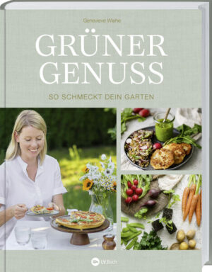 Kreative Gemüseküche - Vegetarische Rezepte für das ganze Jahr Genevieve Wiehe hat sich mit ihrem eigenen Gemüsegarten im Münsterland einen Traum erfüllt und gibt nun ihre Begeisterung für frisches, regionales Gemüse und die vegetarische Küche weiter. In ihrem Buch „Grüner Genuss“ führt sie durch das kulinarische Gartenjahr - von der Ernteplanung bis hin zur Zubereitung von einfachen, aber köstlichen Gerichten. Die vegetarischen Rezepte sind perfekt auf die vier Jahreszeiten abgestimmt und können mit frischen, regionalen Zutaten aus dem eigenen Garten zubereitet werden. Von frühlingshaftem Radieschenpesto bis hin zu Frittata mit Wintergemüse bietet das Kochbuch eine bunte Mischung für jeden Geschmack. Regionale Küche: vegetarische Rezepte mit frischen Zutaten aus dem eigenen Garten Saisonale Vielfalt: 12 abwechslungsreiche Gerichte mit heimischem Gemüse pro Jahreszeit Praktische und erprobte Beetpläne für eine entspannte und effiziente Ernteplanung Liebevoll gestaltetes Layout, das zum Schmökern und Nachkochen einlädt Mit persönlichen Tipps und Erfahrungen der beliebten Garten-Bloggerin Pflanzen, Ernten, Kochen und Genießen - ein Fest für die Sinne „Grüner Genuss“ bietet mehr als nur Rezepte. Genevieve Wiehe zeigt Dir mit praktischen Beetplänen, wie Du Deinen Garten optimal nutzen und Deine Ernte in köstliche Gerichte verwandeln kannst. Stell Dir vor, wie Du im Sommer die ersten reifen Tomaten pflückst und zu einem leichten Tomatensalat mit Croutons verarbeitest. Oder wie Du im Herbst das reiche Angebot an Wurzelgemüse nutzt, um herzhafte Rote Bete Gnocchi mit roten Zwiebeln und Salbei zu zaubern. Mit Genevieves persönlichen Tipps und ihren erprobten Rezepten erlebst Du die Freude am eigenen Gemüsegarten und die Begeisterung für gesunde, leckere Küche neu.