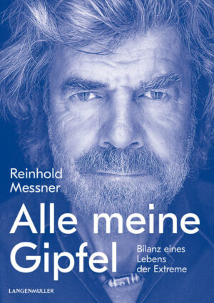 Vom Gipfelstürmer zum Grenzgänger – Reinhold Messner hat sein alpines Lebenswerk zusammengefasst. Für diesen einzigartigen Text-Bild-Band hat der Bergsteiger seine Tagebücher geöffnet und nie veröffentlichtes Fotomaterial herausgesucht. Es ist die Bilanz eines Lebens der Extreme. Der alpinistische Superstar und letzte große Abenteurer unserer Zeit lässt uns teilhaben an den kleinen Schritten, die ihn Stück für Stück in bewundernswerter Konsequenz zu dem gemacht haben, der er heute ist. „Alle seine Gipfel” liegen in den heimatlichen Dolomiten, den Westalpen, in Südamerika, Kanada, Afrika, Neuguinea und vor allem im Himalaya.