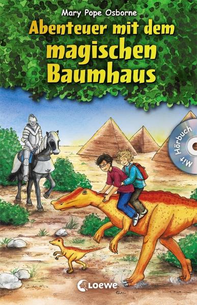 Auf Abenteuerkurs mit dem magischen Baumhaus! Gleich viermal reisen Anne und Philipp mit dem magischen Baumhaus in ferne Länder und längst vergangene Zeiten. Im Tal der Dinosaurier begegnen sie dem gefährlichen Tyrannosaurus Rex und im Mittelalter erkunden die Geschwister ein gespenstisches Schloss. Auch im alten Ägypten geht es rätselhaft zu: In einer Pyramide entdecken die beiden eine echte Mumie. Und in der Karibik suchen sie mit Piraten einen vergrabenen Schatz! So viel steht fest – auf ihren Reisen mit dem magischen Baumhaus erwarten Anne und Philipp jede Menge spannende Abenteuer! Dieser Sammelband enthält die Einzelbände: „Im Tal der Dinosaurier“ (Bd. 1) „Der geheimnisvolle Ritter“ (Bd. 2) „Das Geheimnis der Mumie“ (Bd. 3) „Der Schatz der Piraten“ (Bd. 4) Die beigefügte Hörbuch-CD zum Band 2 macht diesen Sammelband zu einem Leseerlebnis der besonderen Art. Die beliebte Kinderbuch-Reihe von Bestsellerautorin Mary Pope Osborne! Die Geschwister Anne und Philipp reisen mit dem magischen Baumhaus durch die Zeit. Sie erleben spannende Abenteuer, entdecken ferne Länder und lernen viele berühmte Persönlichkeiten kennen.