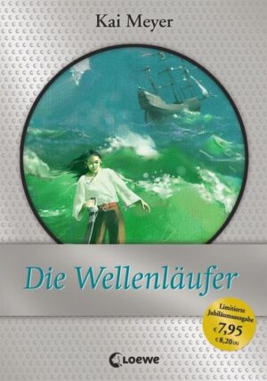 150 Jahre Loewe die Sonderausgabe zum Jubiläum Ein magisches Beben erschüttert die Küsten der Karibik. In den Piratenhäfen werden Kinder mit einem besonderen Talent geboren: Sie können über Wasser gehen. Vierzehn Jahre später glaubt Jolly, dass außer ihr keine Wellenläufer mehr leben. Bis sie Munk begegnet. Auch er geht auf dem Meer und kann aus Muscheln einen uralten Zauber wirken. Beide erwartet ein finsteres Schicksal: Mitten im Atlantik dreht sich ein gewaltiger Mahlstrom, dessen Boten Verderben über die Inseln bringen und Jagd auf die Wellenläufer machen. Nur Jolly und Munk können den Strudel zwischen den Welten schließen. Aber der Weg dorthin ist lang, gefahrvoll und wird ihre Freundschaft auf eine harte Probe stellen.