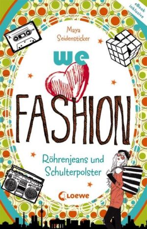 Lucys Traum wird endlich wahr: Sie darf die angesagte Fashion School Bernstein besuchen! Egal, dass das Internat mitten im Brandenburger Nirgendwo liegt hier kann sie sich rund um die Uhr mit Mode beschäftigen. Und außerdem ist ihre Schwester Hanna dort auch Schülerin. Alles ist perfekt, wäre da nicht die schwierige Aufnahmeprüfung über die Mode der 80er Jahre … Als Hanna und Lucy über das Jahrzehnt recherchieren, passiert das Unglaubliche: Statt auf einer 80er- Jahre- Party landen die beiden in einer Disko im Jahr 1985! Die Reihe „we love fashion“ bietet einen coolen Mix aus Zeitreise und Modebegeisterung, in dem die Schwestern Lucy und Hanna so manch witzige Situation und mitreißendes Ereignis erleben.