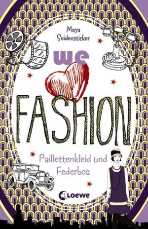 Hanna und Lucy sind nicht nur Schwestern und besuchen beide ein Modeinternat für talentierte Jungdesigner und Modebegeisterte. Sie können auch zusammen in der Zeit springen und die Vergangenheit hautnah erleben! Die ganze Fashion School Bernstein scheint kopf zu stehen, denn in diesem Semester wird sie Drehort eines Krimis. Die besten Kostüm- , Designoder Marketingideen rund um den Film werden mit einer Sprechrolle prämiert! Und da dieser in den Zwanzigerjahren spielt, müssen die Schwestern einfach neue Zeitreisen unternehmen, um gut vorbereitet zu sein und eine der begehrten Rollen zu gewinnen. Also springen sie nach Paris, um bei einer Coco- Chanel- Modenschau dabei zu sein - aber nicht als Zuschauer! Und auch nach Berlin verschlägt es die Schwestern, denn wo könnte man besser das Lebensgefühl der Goldenen Zwanziger erleben, als in den Nachtclubs am Kurfürstendamm? Der dritte Band von we love fashion bietet wieder einen faszinierenden Mix aus Mode, Zeitreisen und romantischem Herzklopfen für alle Leserinnen ab 12 Jahren.