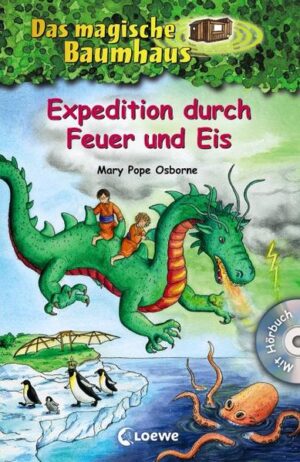 Das Buch ist bei deiner Buchhandlung vor Ort und bei vielen Online- Buchshops erhältlich! + Bücher, die Kinder gerne lesen wollen + Beliebte Themen: Abenteuer, Tiere und fremde Länder + Hochwertiges Hardcover + Mit vielen Illustrationen + Bereits über 10 Millionen verkaufte Bücher der Baumhaus- Reihe + Ausgewogenes Text- Bild- Verhältnis + Große Schrift + Kurze Kapitel + Anne und Philipp sind dem Geheimnis des Glücks auf der Spur. Ihre erste Reise führt sie nach Japan, wo die Geschwister nicht nur echten Samurais, sondern auch einem gefährlichen Wolkendrachen begegnen! In Italien helfen sie dann dem großen Künstler Leonardo da Vinci, seinen Traum vom Fliegen zu verwirklichen. Eine Forschungsreise zum Südpol bringt sie direkt in das verborgene Reich der Pinguine und in der Tiefsee geraten Anne und Philipp in große Gefahr, als sie von einem schrecklichen Meeresungeheuer angegriffen werden! Dieser Sammelband enthält die Einzelbände: „Angriff des Wolkendrachen“ (Bd. 35) „Der geheime Flug des Leonardo“ (Bd. 36) „Das Ungeheuer vom Meeresgrund“ (Bd. 37) „Das verborgene Reich der Pinguine“ (Bd. 38) Die beliebte Kinderbuch- Reihe von Bestsellerautorin Mary Pope Osborne! Die Geschwister Anne und Philipp reisen mit dem magischen Baumhaus durch die Zeit. Sie erleben spannende Abenteuer, entdecken ferne Länder und lernen viele berühmte Persönlichkeiten kennen.