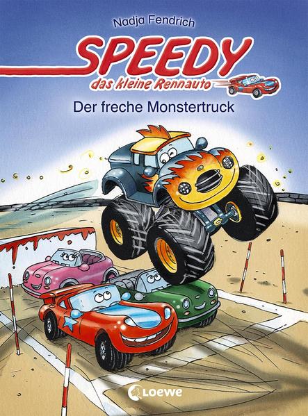 Monstertrucks können wirklich tolle Kunststücke, findet Speedy: Sie springen durch brennende Ringe, machen Saltos und fahren auf nur zwei Reifen. Natürlich will Speedy unbedingt zu ihrem Auftritt in der Arena! Seit ein paar Tagen geht sogar der freche Monstertruck Tricky in seine Klasse. Vielleicht verrät er Speedy ja ein paar Tricks? Speedy, das sympathische kleine Rennauto, liebt Autorennen und erlebt mit seinen Freunden spannende Abenteuer mit jeder Menge Humor und Tempo. Ein Buch mit vielen bunten Bildern für Kinder ab 6 Jahren zum Vorlesen und ersten Selberlesen.