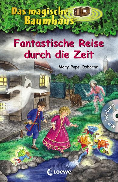 Das Buch ist bei deiner Buchhandlung vor Ort und bei vielen Online- Buchshops erhältlich! + Bücher, die Kinder gerne lesen wollen + Beliebte Themen: Abenteuer, Tiere und fremde Länder + Hochwertiges Hardcover + Mit vielen Illustrationen + Bereits über 10 Millionen verkaufte Bücher der Baumhaus- Reihe + Ausgewogenes Text- Bild- Verhältnis + Große Schrift + Kurze Kapitel + Spannung garantiert: Vier Abenteuer mit dem magischen Baumhaus in einem Sammelband! Anne und Philipp bekommen von Merlin einen Auftrag: Sie sollen vier Künstlern dabei helfen, ihre Begabung einzusetzen, um viele Menschen glücklich zu machen. Ihre erste Reise führt sie in ein prunkvolles Schloss des 18. Jahrhunderts, wo die beiden auf Wolfgang Amadeus Mozart treffen. Danach bringt sie das Baumhaus zu Louis Armstrong an den Mississippi. In Irland erleben die beiden ein magisches Abenteuer im Reich der Elfen und helfen der Schriftstellerin Lady Augusta. Und schließlich landen sie im viktorianischen London, wo Charles Dickens die Geister der Weihnacht beschwört. Die beigefügte Hörbuch- CD zum Band 40 macht diesen Sammelband zu einem Leseerlebnis der besonderen Art. Dieser Sammelband zu Das magische Baumhaus enthält die Einzelbände: Die geheime Macht der Zauberflöte (Band 39) Piratenspuk am Mississippi (Band 40) Gefangen im Elfenwald (Band 41) Geister in der Nebelnacht (Band 42) Die beliebte Kinderbuch- Reihe von Bestsellerautorin Mary Pope Osborne! Die Geschwister Anne und Philipp reisen mit dem magischen Baumhaus durch die Zeit. Sie erleben spannende Abenteuer, entdecken ferne Länder und lernen viele berühmte Persönlichkeiten kennen. Mehr Infos zur Reihe und tolle Extras unter: www.magischesbaumhaus.de