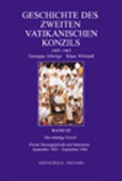 Der dritte Band der fünfbändigen, in mehreren Sprachen erscheinenden Geschichte des Zweiten Vatikanischen Konzils behandelt die Arbeit des Konzils im Übergang vom Pontifikat Papst Johannes XXIII. zu Papst Paul VI. Schwerpunkt dieser Tagungsperiode soll-wie Paul VI. selbst eindringlich erklärt-die Konstitution über die Kirche sein. Bei der Diskussion um das Bischofsamt wird das Verhältnis von Episkopat und Primat zum Gegenstand heftiger Auseinandersetzungen. Aber auch die Dekrete über den Ökumenismus, die Juden und die Religionsfreiheit stehen zur Debatte.