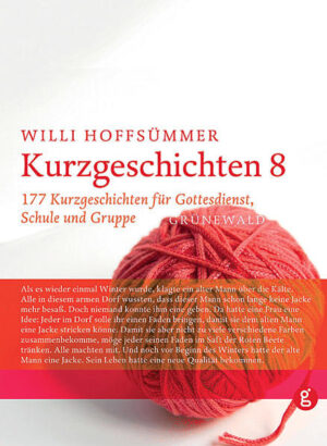 177 sorgfältig ausgewählte Geschichten thematisch geordnet und mit einem Stichwortregister versehen. Die Verkaufszahlen beweisen es: Die von Willi Hoffsümmer herausgegebenen Kurzgeschichten-Bände gehören zur Standardliteratur von PredigerInnen, LehrerInnen und GruppenleiterInnen. Der Bedarf an guten Geschichten ist nach wie vor groß. Hoffsümmer versteht es wie kein anderer, aus einer Fülle von Literatur kurze prägnante Geschichten auszuwählen und sie den verschiedenen Themenbereichen zuzuordnen. Das Stichwortregister ermöglicht schnelle Orientierung und lässt leicht das Gewünschte finden. Ein 'Muss' für alle, die in der Gemeindepraxis oder im Schulbereich tätig sind.