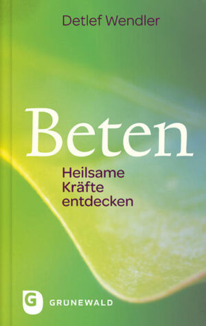 Selbstbestimmtes Beten hält gesund und trägt zur Heilung bei, das ist sogar wissenschaftlich erwiesen. Beten hilft, schwierige Lebensphasen durchzustehen, und fördert Lebensqualität und Lebensfreude. Es reduziert Stress, befreit von psychischer Abhängigkeit und stärkt bei der Überwindung destruktiver Gewohnheiten und Denkweisen. Aber wie findet man Gebetsworte aus dem eigenen Herzen, wie entwickelt man Gebetsrituale und Meditationen, die zur eigenen Persönlichkeit passen? Mit diesem Buch unterstützt der Pfarrer und Supervisor Detlef Wendler Gebetserfahrene und Suchende, jene spirituellen Quellen zu finden, die wirklich nähren, und eine tatsächlich heilsame Form des Betens einzuüben.