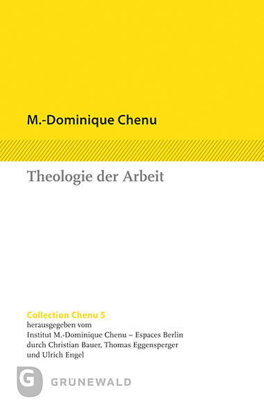 M.-Dominique Chenu war einer der ersten katholischen Theologen, der eine ausdrückliche 'Theologie der Arbeit' formulierte. Er deutete die menschliche Arbeit im Horizont der gesellschaftlichen Veränderungen seiner Zeit als Teilhabe am Schöpfungswerk Gottes und als eine Fortsetzung der Inkarnation. Der geschichtliche Prozess der Menschwerdung Gottes ist in dieser Perspektive noch längst nicht abgeschlossen, vielmehr bietet er eine theologische Denkform, die im Sinne des Zweiten Vatikanischen Konzils eine entschlossene Öffnung zur Welt beinhaltet. Nicht zuletzt deshalb sind Chenus Gedanken auch heute noch wegweisend.