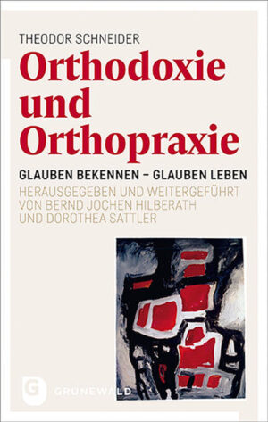 Im Sommersemester 1971 hat Theodor Schneider seine erste Vorlesung als Dozent an der Ruhr-Universität Bochum zum Thema "Orthodoxie und Orthopraxie" gehalten. Dieses Zeitzeugnis aus der ersten Phase der Rezeption des 2. Vatikanischen Konzils (1962-65) weist auf, welche Herausforderungen und offenen Fragen schon kurz nach dem Ende des Konzils zu erkennen waren: Bedarf es einer stärkeren Orientierung der christlichen Lehre an Idealen des Sozialwesens? Welche Weisungen lassen sich der Botschaft Jesu in seiner jüdischen Tradition entnehmen? Welche Reformen sind in der römisch-katholischen Kirche erforderlich, um glaubwürdig die Lehre im Handeln zu bezeugen? In welchem Verhältnis zueinander stehen Glaubensbekenntnis und Glaubensleben? Diese Themen sind heute so aktuell wie damals. Theodor Schneider hat mit seiner Art, Theologie zu treiben, eine theologische Schule begründet, der es darum geht, die Lehrtradition immer wieder neu in ein Gespräch mit dem Leben zu bringen. Bernd Jochen Hilberath zeigt die Aktualität der Gedanken Theodor Schneiders im Kontext des interreligiösen Dialogs auf, Dorothea Sattler folgt den Spuren ihres Lehrers in den Wegen der christlichen Ökumene heute.