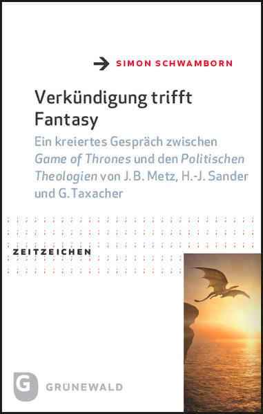 Die Fantasy-Welt Game of Thrones des US-Amerikaners George R.R. Martin gehört zu den erfolgreichsten Medienphänomenen der Gegenwart und steckt voller Religion. Simon Schwamborn verfolgt diese Spuren und entdeckt die versteckte und offene Religionskritik des Schriftstellers. Doch dabei bleibt der Theologe nicht stehen: Vielmehr verwickelt er die Literaturvorlage und die Politische Theologie in kreierte Gespräche. Auf diese Weise kann er Impulse und Kriterien für eine zeitgemäße Glaubensverkündigung gewinnen, die Kritik nicht als Gefahr sieht, sondern als Fremdprophetie ernstnimmt.