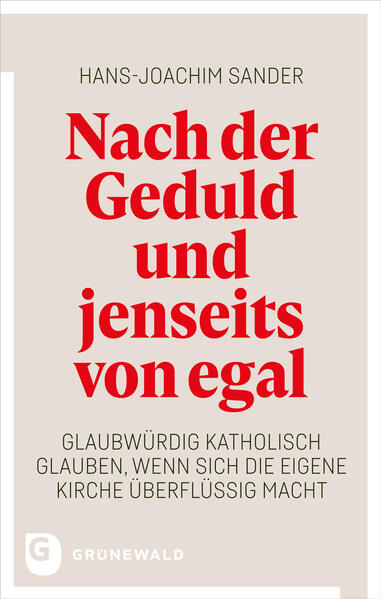 Es brodelt unter katholischen Christ*innen. Sie werden ständig damit konfrontiert, wie unglaubwürdig, unfassbar und überflüssig ihre Kirche geworden ist. Sie hilft ihnen wenig, den eigenen Glauben vor sich und anderen noch weiter zu verantworten. Zugleich ist es ihnen nicht egal, was mit ihrem Glauben passiert. Aber wie soll es weitergehen, wenn es nicht mehr so weitergeht? Hans-Joachim Sander legt dies engagiert offen und solidarisiert sich mit denen, die innerlich und äußerlich bedrängt werden. Wonach soll ich mich richten? Wie komme ich heraus aus der unseligen Melange von Entsetzen, Ärger und Wut? Er plädiert dafür, genau dort, wo Katholik*innen sich entscheiden müssen, zu gehen oder noch nicht zu gehen, stets in das Risiko zu gehen, selbst anders zu glauben, statt über kirchliche Heucheleien zu resignieren. Wer selbst anders glaubt, ohne einfach anderes zu glauben, wird widerständig und ermutigt, in ein komplexes Offenes dieses Glaubens zu gehen. Dann fließt über, was seine Botschaft verspricht, weil ihre Größe so über-flüssig ist, statt bloß überflüssig zu sein.