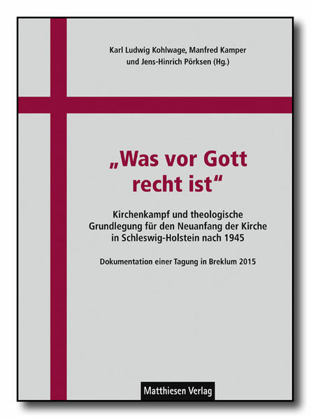 „Aufbruch und Neuorientierung in der Ev.-Luth. Landeskirche Schleswig-Holsteins nach 1945“ lautete das Thema der Tagung am 3./4. Februar 2015 in Breklum. Der Tagungsband dokumentiert sowohl die Materialien zur Vorbereitung der Tagung wie deren Vorgeschichte und Verlauf. Der Band enthält daher neben den gehaltenen Vorträgen auch Erinnerungen, Überlieferungen und Quellentexte aus der Bekennenden Kirche und der Kriegs- und Nachkriegszeit, außerdem Diskussionsbeiträge und Kommentare zum Vortrag von Landesbischof Ulrich sowie einen ­Anhang mit Dokumenten zur Vorgeschichte der Tagung. Die Zusammenschau erschließt neue Quellen zur sachgerechten Beurteilung der Rolle der Bekennenden Kirche und gibt wichtige Anstöße zur weitergehenden Beschäftigung mit ihrer Geschichte und ihrer Rolle bei der ­Neuorientierung nach 1945.