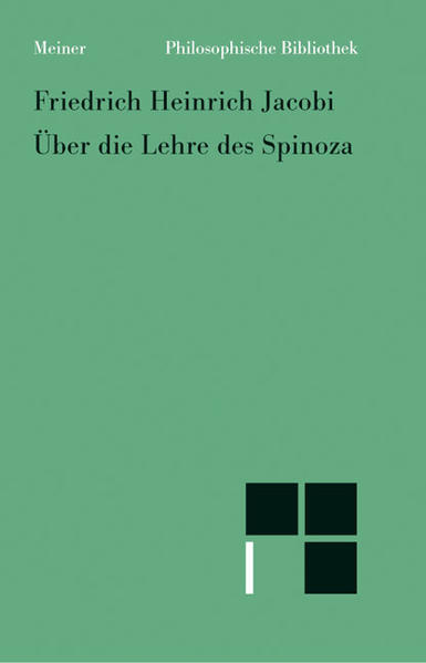 Über die Lehre des Spinoza in Briefen an den Herrn Moses Mendelssohn | Bundesamt für magische Wesen