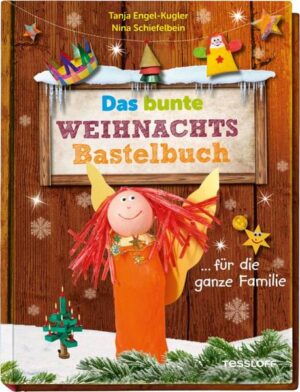 Warten auf Weihnachten ist wunderbar mit mini Adventskranz und riesigem Adventskalender, mit leuchtender Deko, Engelsbesuch am Fenster und selbst gestalteter Weihnachtskarte! Manche Bastelideen sind ganz einfach und schnell fertig, andere brauchen etwas Zeit. Die kleinen Wichtel bei der Überschrift zeigen den Schwieigkeitsgrad an: Ein Wichtel bedeutet "leicht", zwei "mittel" und drei "schwierig". Ein paar Techniken werden erklärt und einige Schnittvorlagen sind im Buch enthalten. Die meisten Materialien, die verwendet werden, findet man zu Hause oder draußen. Wenige Dinge wie Pfeifenputzer oder Perlen gibt es im Bastelladen. So kommen Schließlich kommen auch Winter und Jahreswechsel mit Glitzer- Schnee und einem tanzenden Pinguin einher und zu Silvester sprühen die Drachen Funken und aus den Knallern purzeln Süßigkeiten!