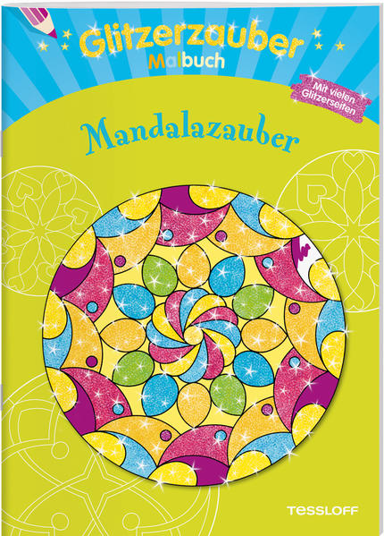 Zauberhafte Mandalas und originelle Muster laden zum Ausmalen und Entspannen ein. In einigen Bildern sind kleine Details wie Blüten oder Blätter mit lila Glitzerlack belegt. Er sorgt für noch mehr schillernden Ausmalspaß!