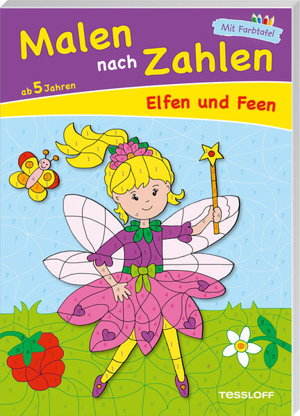 Malen nach den Zahlen von 1 bis 12! Im lustigen Formen- Wirrwarr sind fabelhafte Wesen, Elfen und Feen versteckt. Werden alle Felder nach Farbtafel in der richtigen Farbe ausgemalt, lüften sich die Rätsel und es entstehen kleine Kunstwerke. Die Seiten sind einseitig bedruckt, sodass sie zum Ausmalen herausgetrennt und später an die Wand gepinnt oder verschenkt werden können.