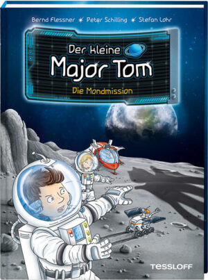 Ein neuer Auftrag für den kleinen Major Tom, Stella und Plutinchen! Sie haben einen dringenden Einsatz auf dem Mond. Doch kaum ist die Mission erfüllt, beginnt der Mondboden zu beben! Ein atemberaubendes Abenteuer, gemischt mit jeder Menge Sachwissen, sorgt für galaktisch spannende Unterhaltung. Was haben Ebbe und Flut mit dem Mond zu tun? Wer war der erste Mensch auf dem Mond?