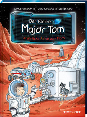 Endlich ist es so weit! Der kleine Major Tom, Stella und Plutinchen fliegen zum Mars! Eine völlig neue Welt eröffnet sich ihnen. Doch bei ihrer Ankunft scheint die Forschungsstation wie ausgestorben. Was ist passiert? Und welche neuen Abenteuer erwarten die drei noch auf dem roten Planeten? Ein atemberaubendes Abenteuer gemischt mit jeder Menge Sachwissen sorgt für galaktisch spannende Unterhaltung. Was ist ein Wurmloch? Gibt es Leben auf dem Mars? Warum wird der Mars roter Planet genannt?