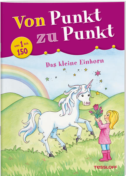 Verbindet man die Zahlen von 1 bis 130 oder die Buchstaben von A bis Z in der richtigen Reihenfolge, entstehen tolle Motive rund um die Geschichte. Das Mädchen Milli trifft in ihrem Garten auf ein kleines Einhorn, welches sein Horn verloren hat. Milli geht ins Land der Einhörner um eine magische Zauberrose zu finden, die das Horn nachwachsen lassen kann. Auf ihrem Weg trifft Milli viele verschiedene Tiere und andere Einhörner, die ihr helfen, die Rose zu finden.