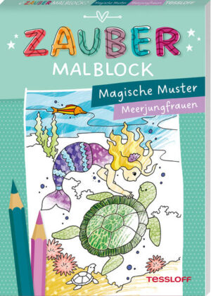 Malen wie von Zauberhand? Dieser Malblock macht es möglich! Die 32 Motive aus der Welt der Meerjungfrauen und Wassernixen stecken voller Überraschungen. Einfach mit Buntstiften die liebevoll illustrierten Unterwasser- Szenen schraffieren und schon erscheinen auf Nixenschwänzen, Fischen und Meerestieren hübsche Schuppenmuster und andere magische Motive. Aber auch große Flächen wie der Meeresgrund oder das Wasser halten wunderschöne Musterungen bereit. Zauberhafter Malblock mit Wow- Effekt!