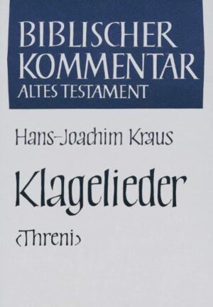 Der Biblische Kommentar Altes Testament ist ein umfassend und ausführlich angelegter wissenschaftlicher Gesamtkommentar zum Alten Testament, an dem bedeutende Wissenschaftler seit Jahren arbeiten-er repräsentiert den aktuellen Forschungsstand. Fertiggestellt wird er 24 Bände umfassen. Dieses Vorhaben erfordert verschiedene Erscheinungsformen und Bezugsmöglichkeiten: Die Kommentare erscheinen in Einzellieferungen über einen längeren Zeitraum und nach Fertigstellung als Bandausgabe. Regelmäßig und somit in kürzeren Abständen erscheinen Einzellieferungen, die in Fortsetzung zu beziehen sind, und zwar entweder als Fortsetzungsbezug auf das Gesamtwerk oder als Fortsetzungsbezug auf Einzelbände.